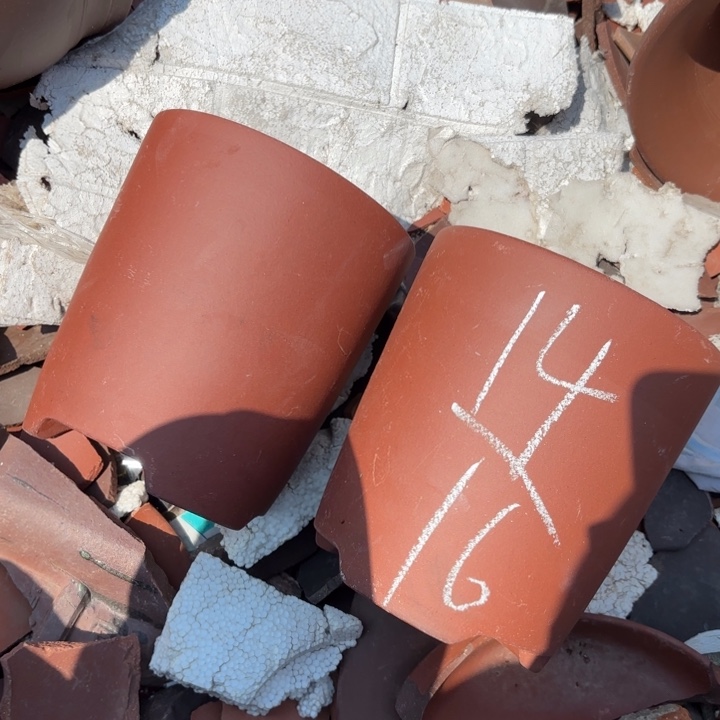 紫砂花盆紫砂的花