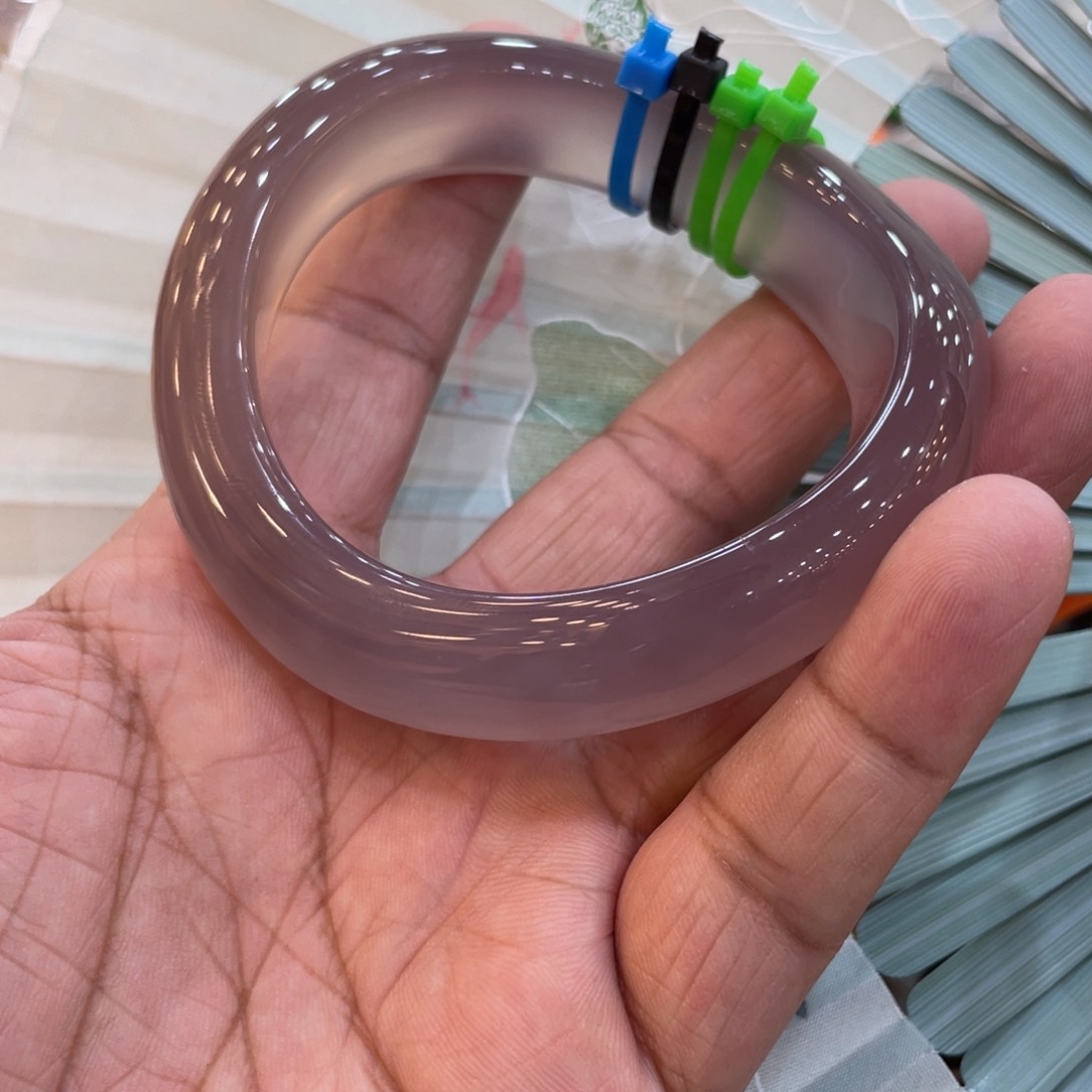 玛瑙/玉髓手镯未镶嵌风*