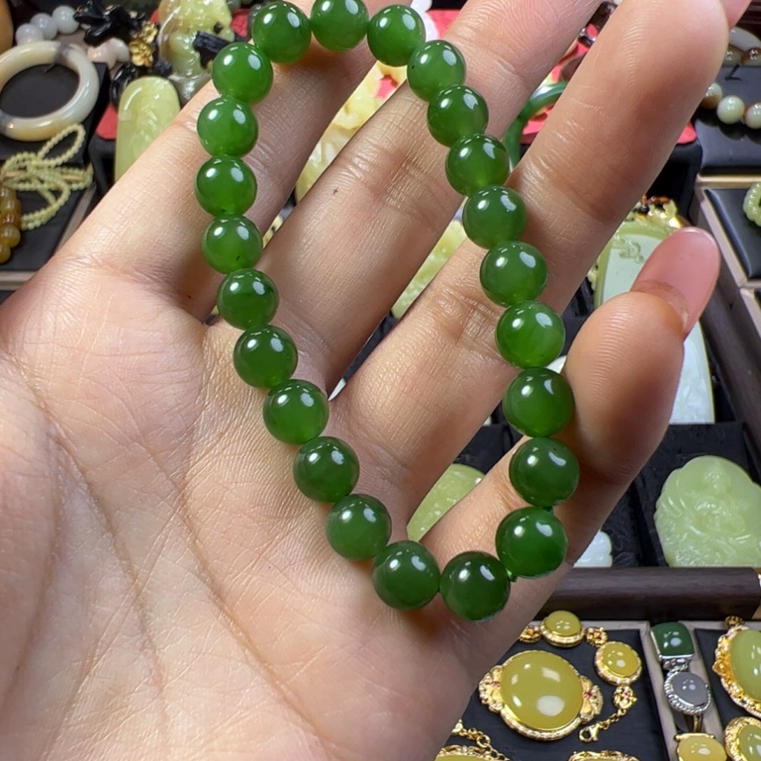 和田玉（碧玉）未镶嵌颈饰