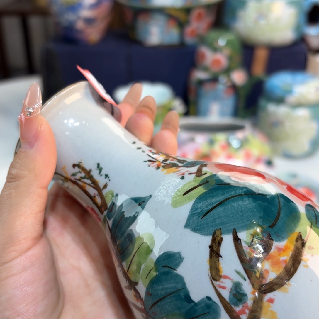 ****寶景德镇手绘高温釉下彩陶瓷茶具