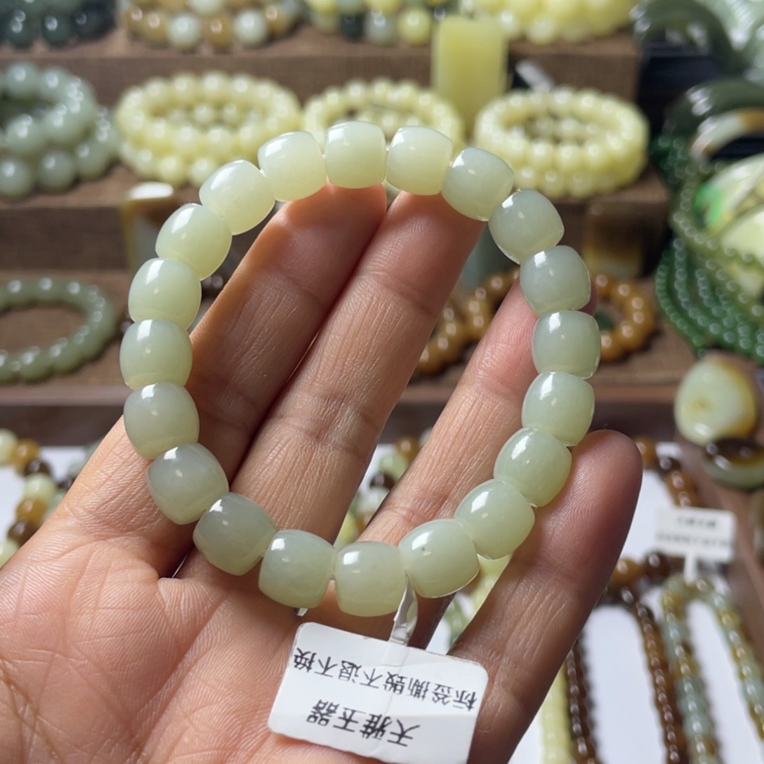和田玉手链未镶嵌
