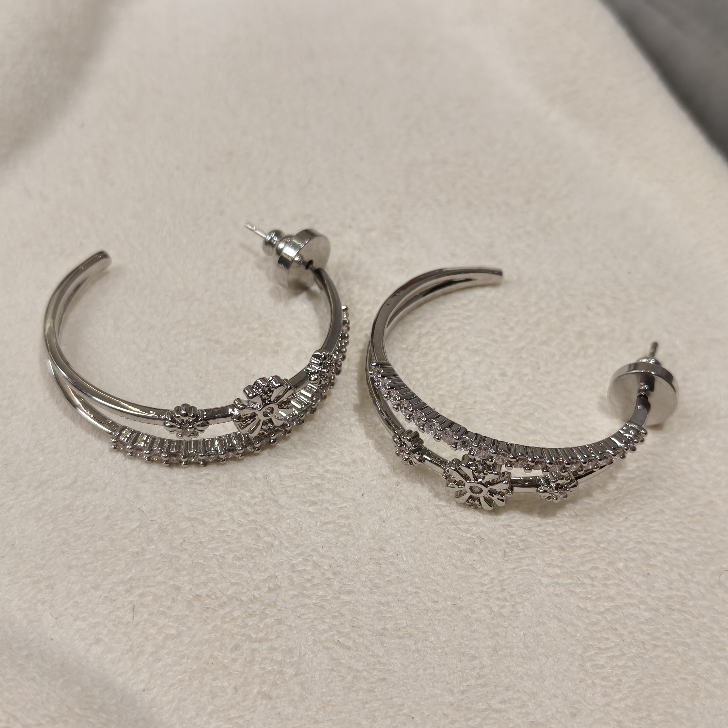 铜合金锆石耳饰 【AG•饰品】耳环AG01484