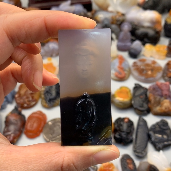 玛瑙/玉髓颈饰合金