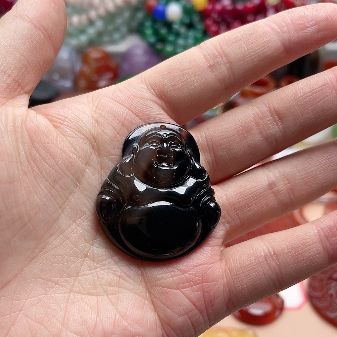 玛瑙/玉髓颈饰合金冰*