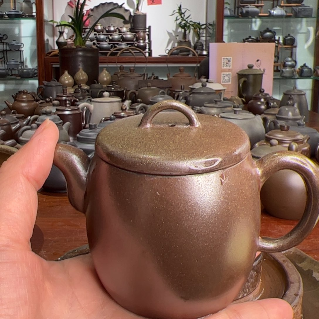 贵台龙窑柴烧茶壶A23