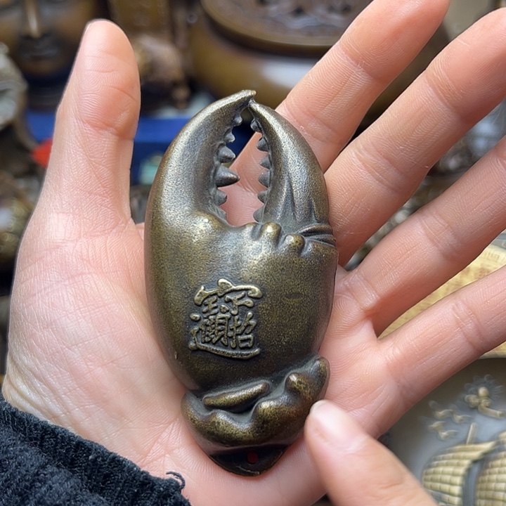 铜器摆件老王直播间