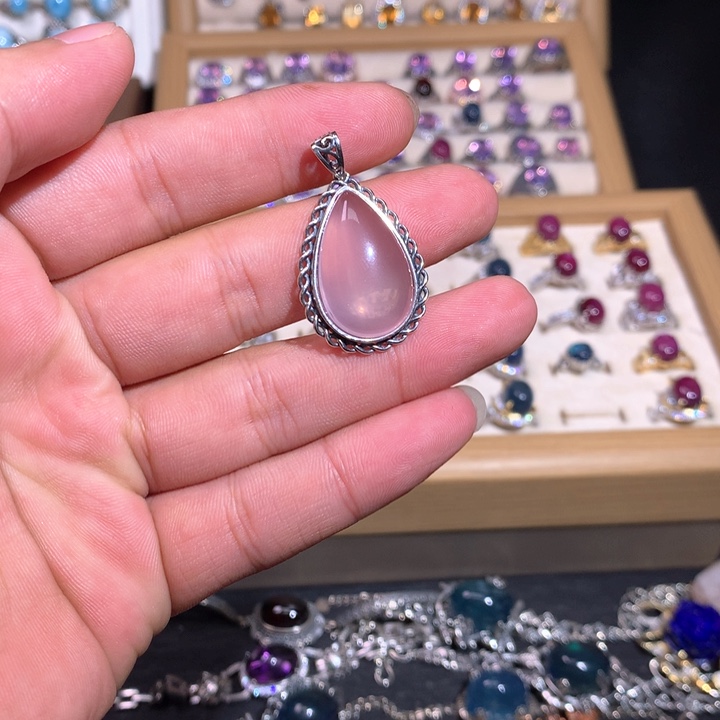 【闪购商品】水晶戒指银S925镶嵌小****?戒指