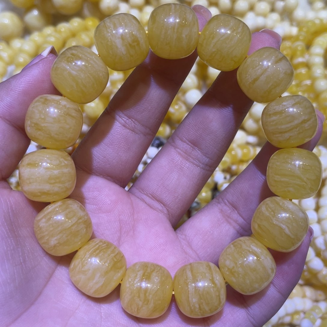 蜜蜡未镶嵌珠宝奇石15.5m