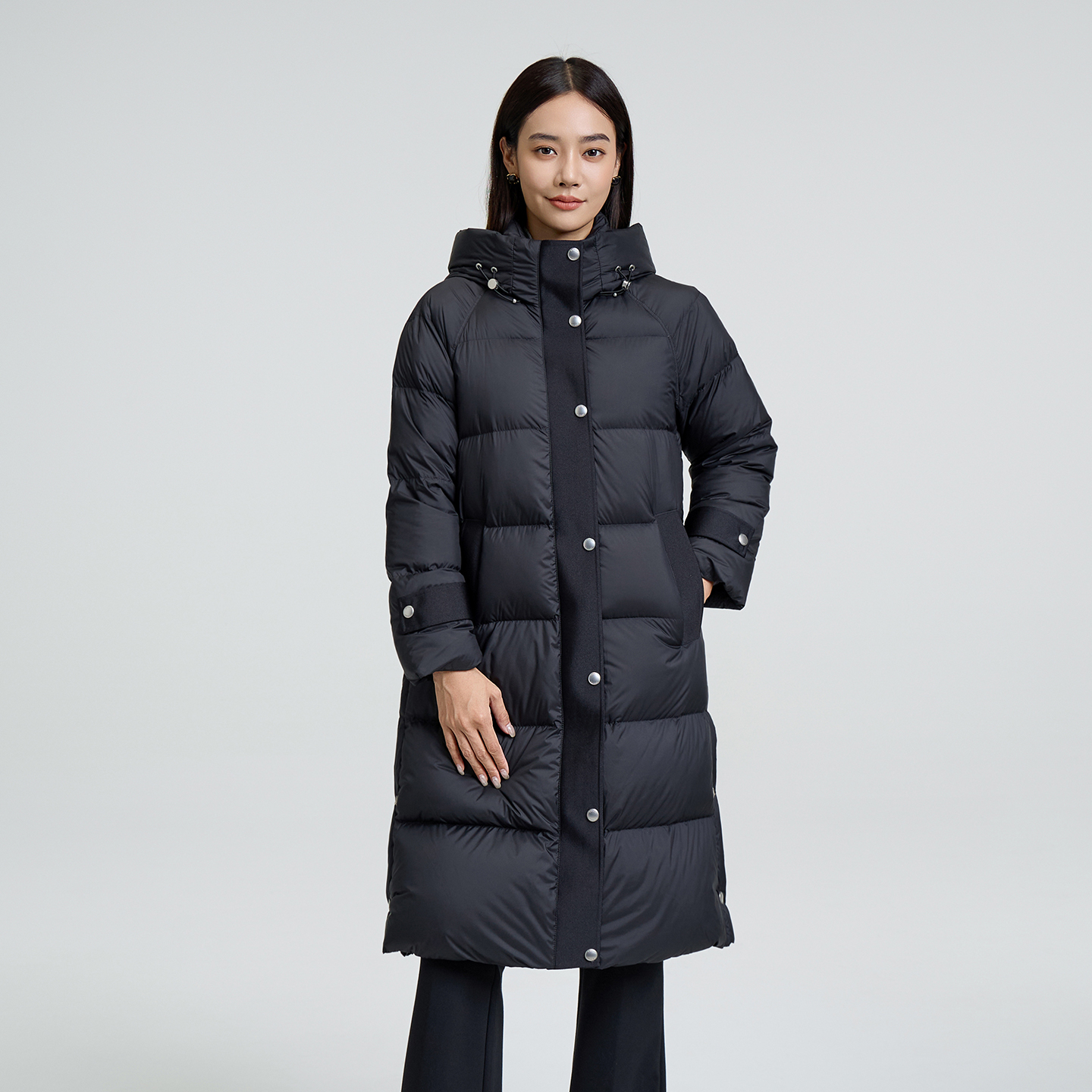 2025冬款鹅绒服羽绒服休闲时尚连帽羽绒服NB933