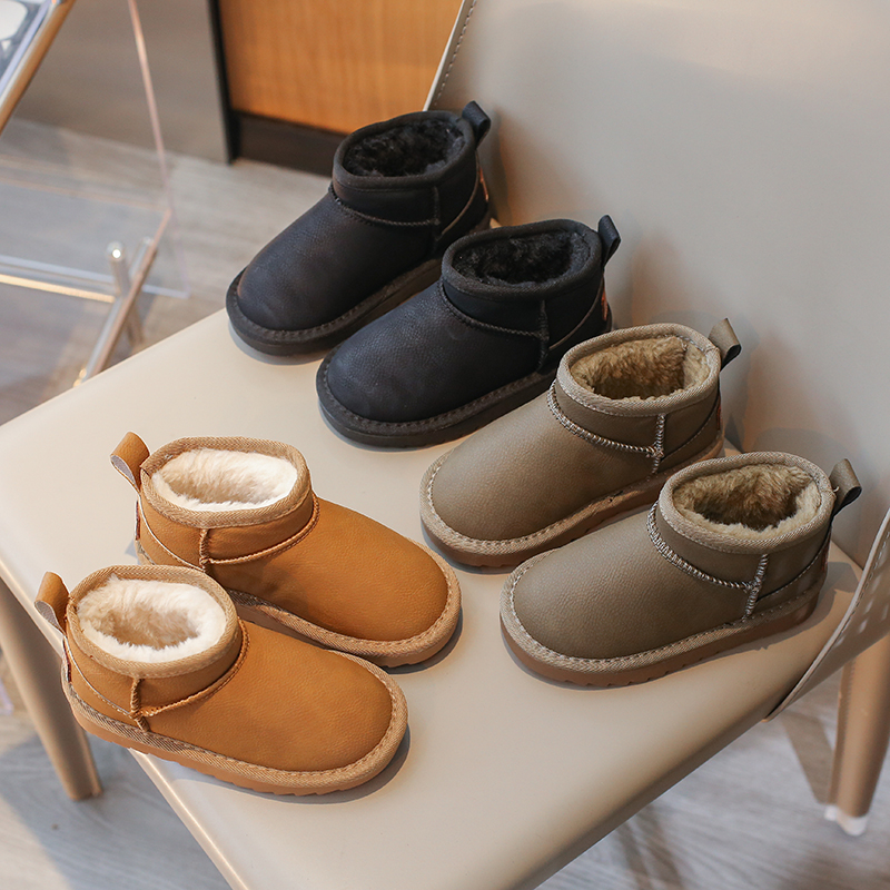 女童鞋子雪地靴冬款宝宝儿童加厚靴子冬季新款女童靴子儿童靴子