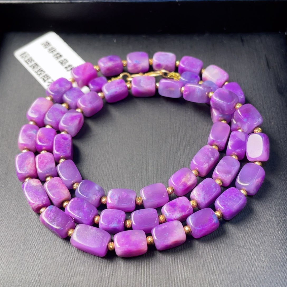 苏纪石（舒俱来）18K金镶嵌颈饰