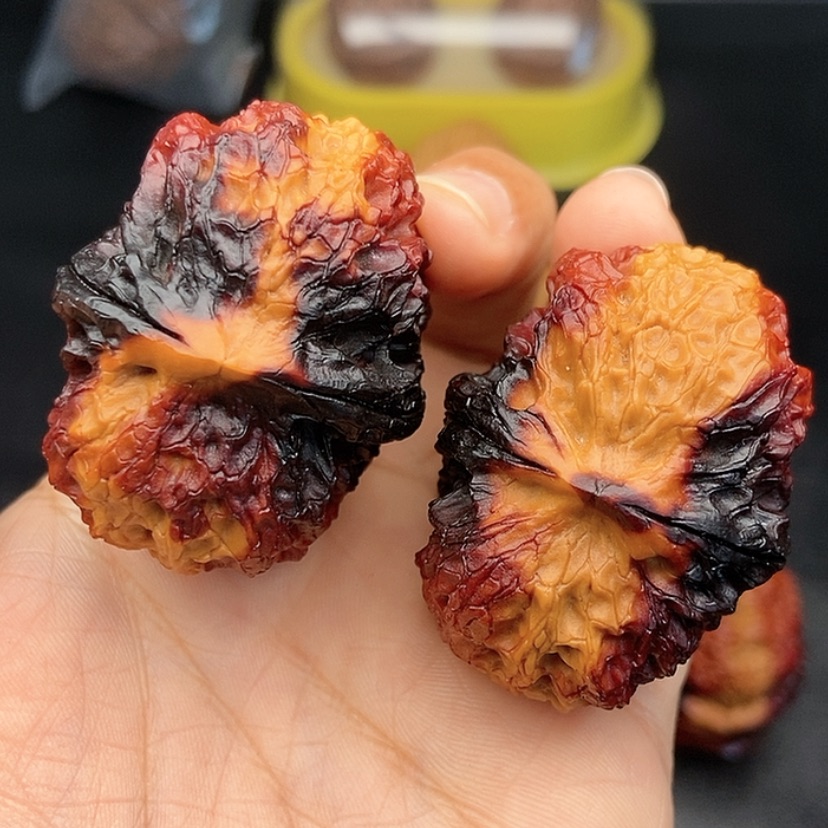 【闪购商品】把件文玩核桃44尺麒麟元宝