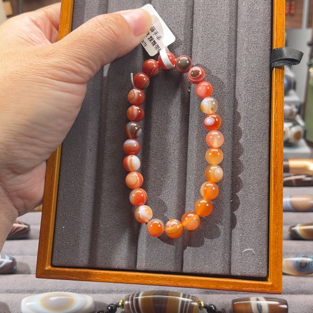 玛瑙/玉髓合金颈饰