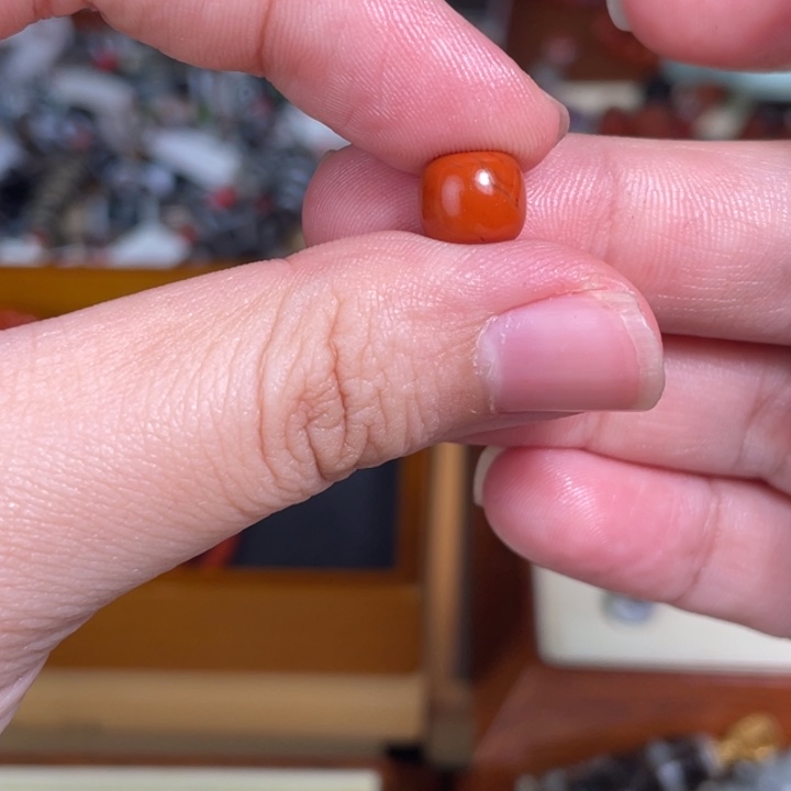 南红玛瑙未镶嵌颈饰58