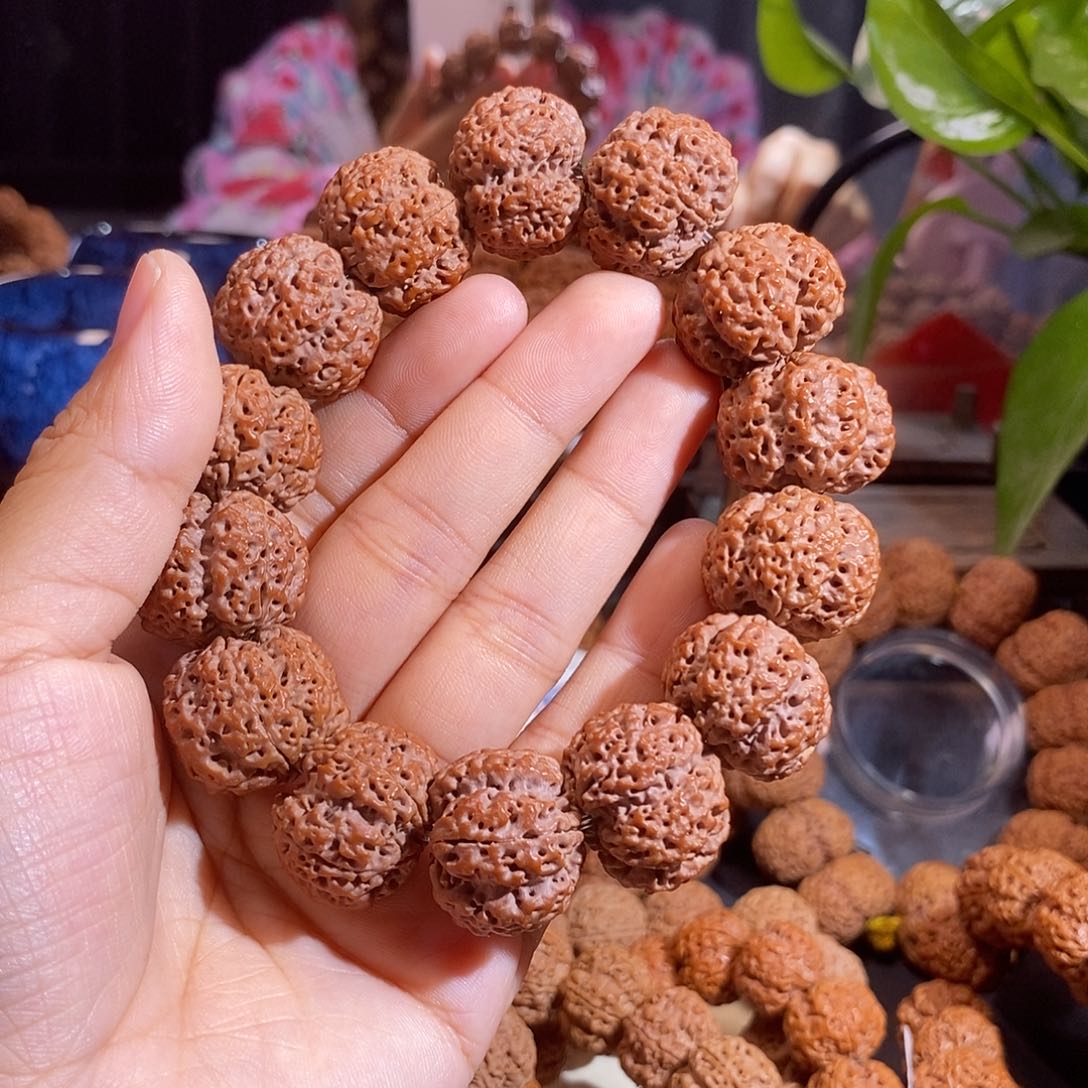 金刚菩提手串愿***心k1树王22mm