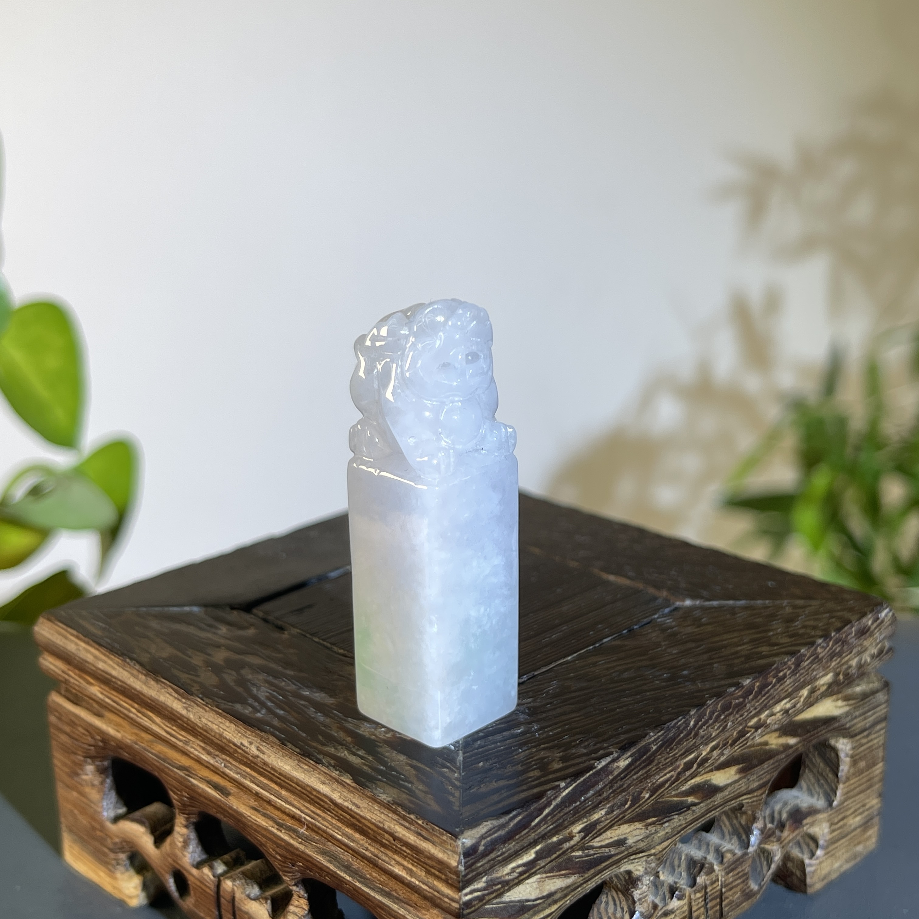 JTB29-014  天然缅甸A货翡翠  印章