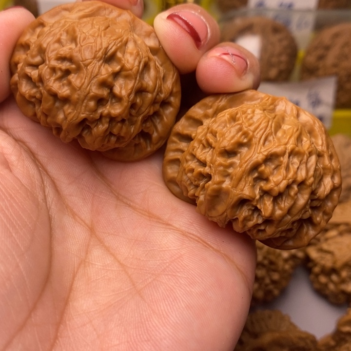 文玩核桃把件42宫灯