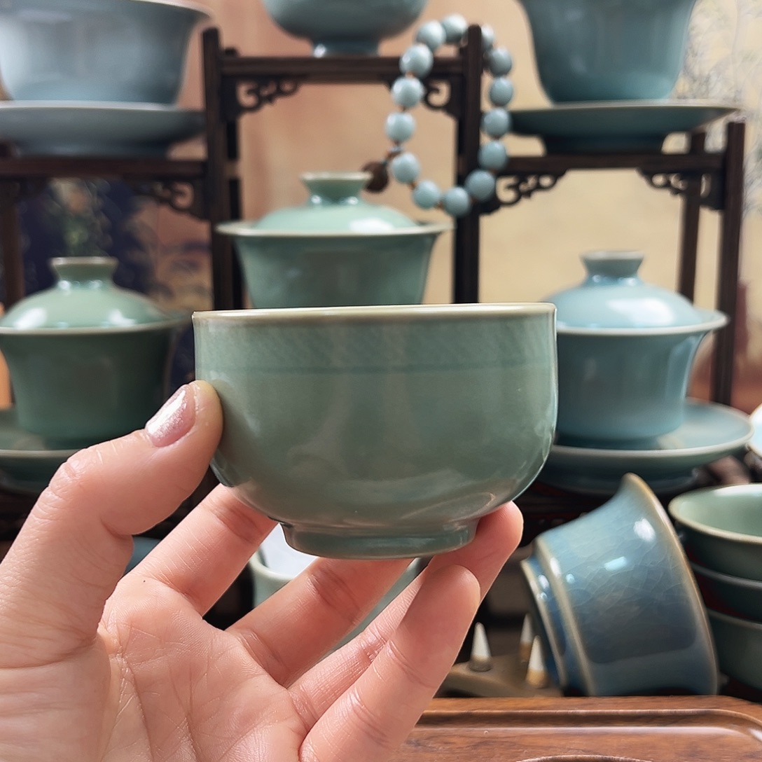 仿古釉重工手工杯福利