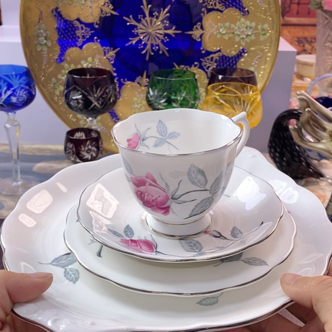 瓷器欧瓷咖啡杯水晶杯
