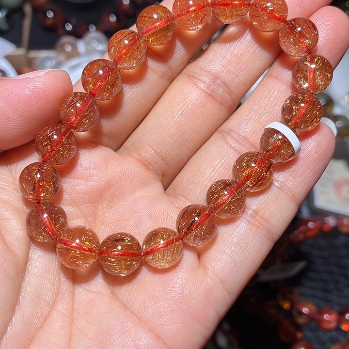 手链未镶嵌水晶红铜手链