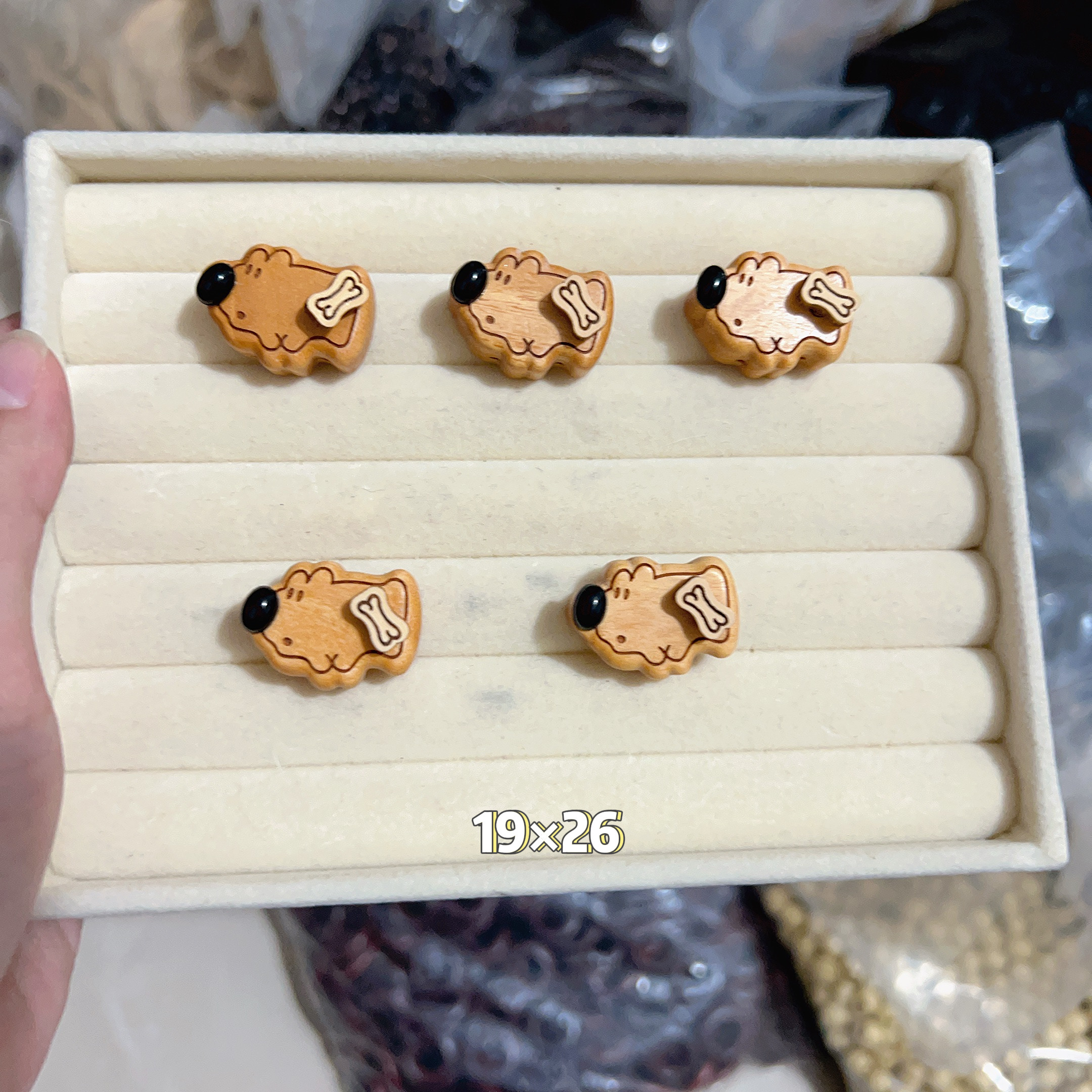 转转木质配件手工diy饰品