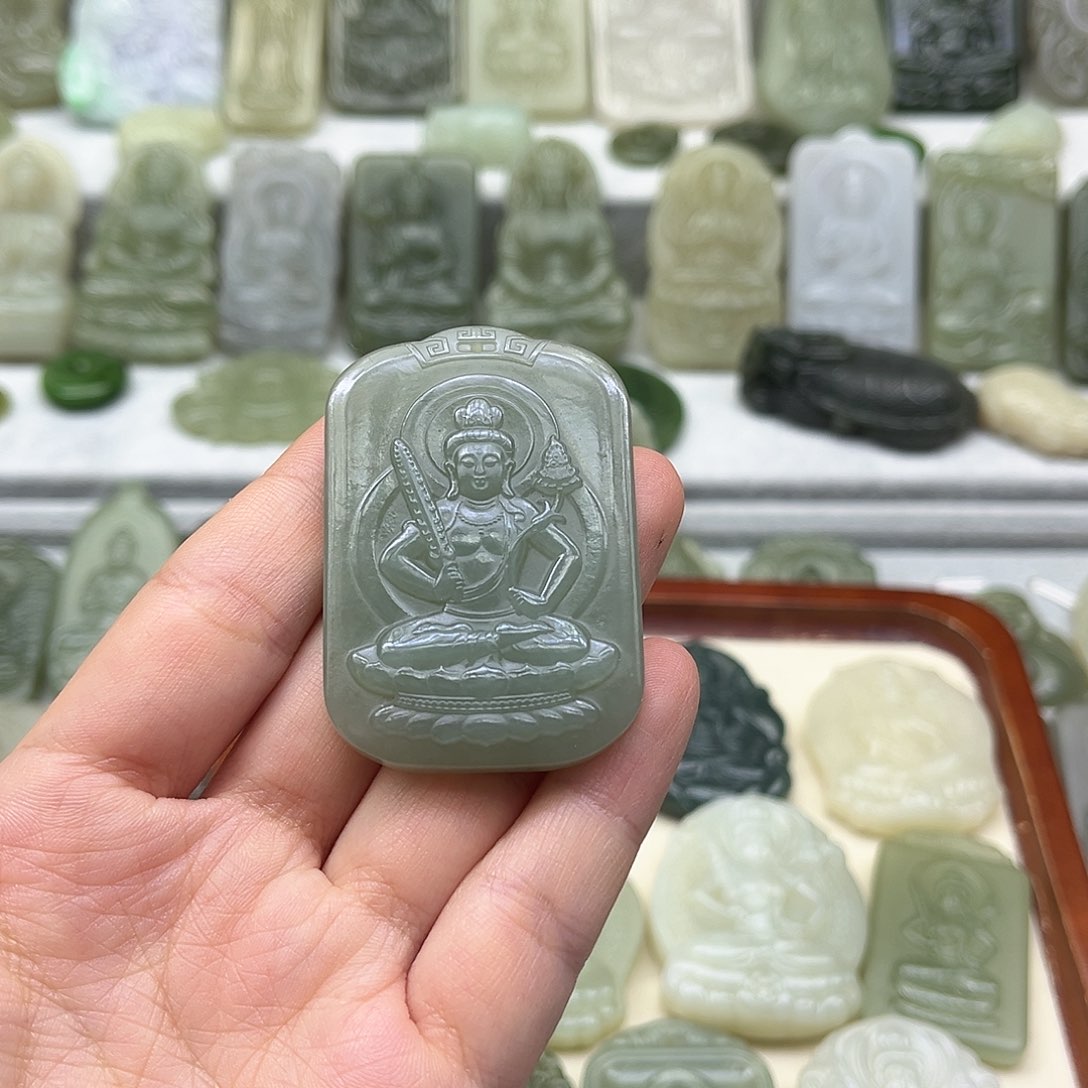 和田玉颈饰未镶嵌z*杰