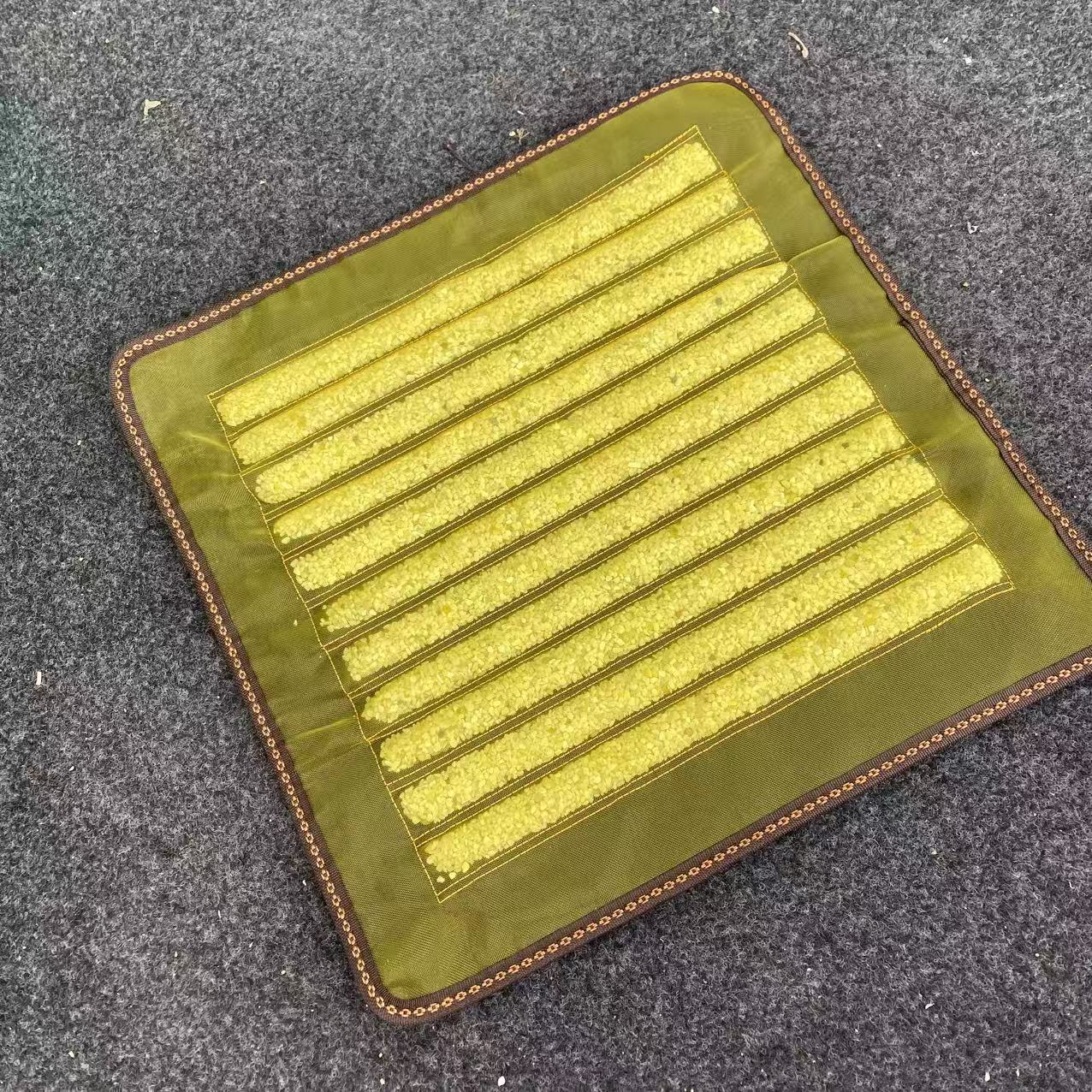 D289 天然岫玉座垫 拍一发一多样性发其一