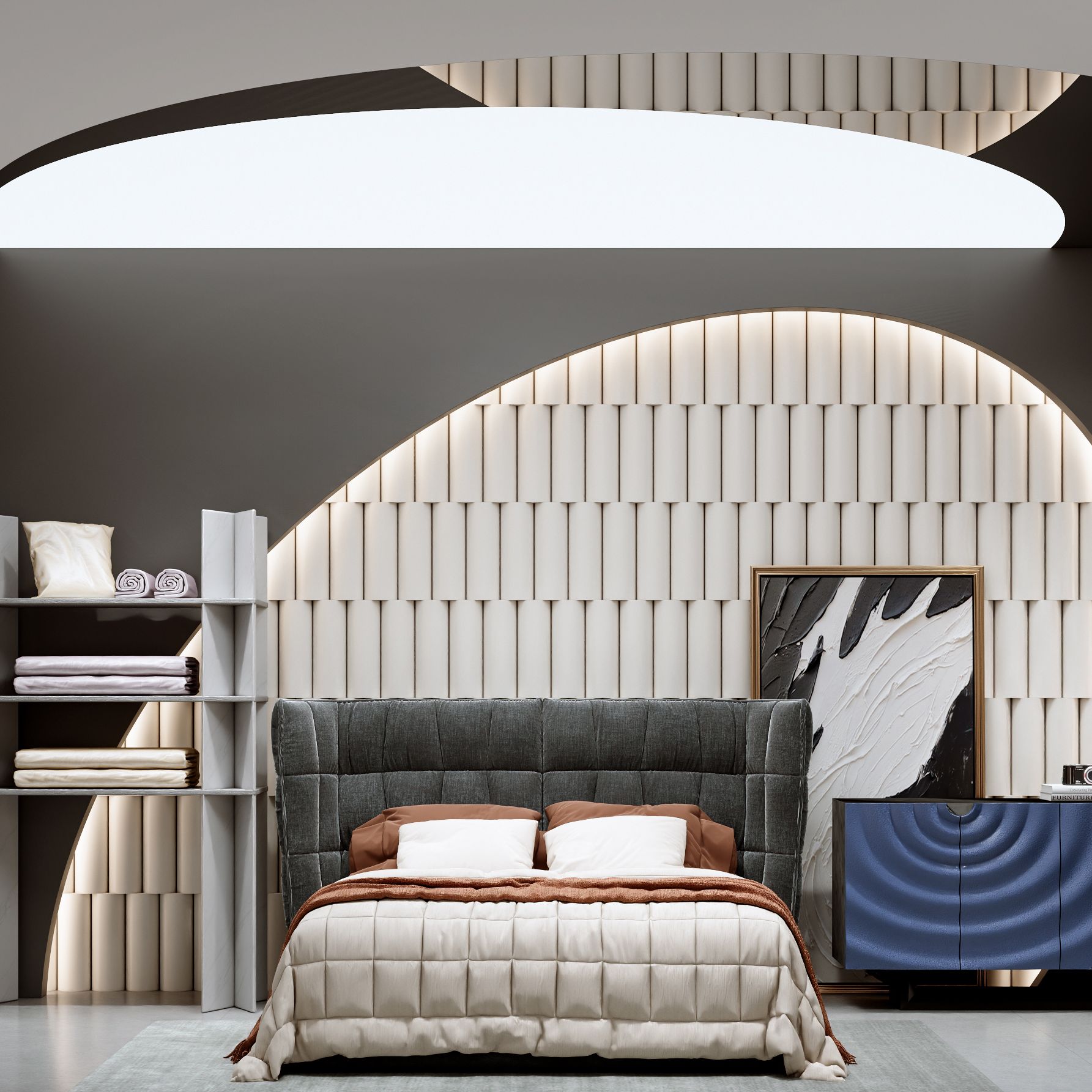 【孤品】长绒棉四件套 刺绣款套件 尾单 高支高密 轻奢家用卧室高档