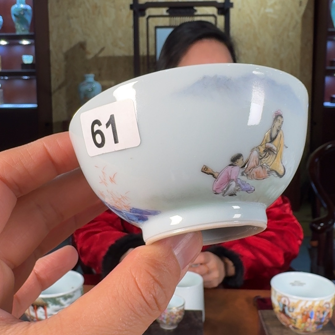 起***手成窑青白瓷茶器精品