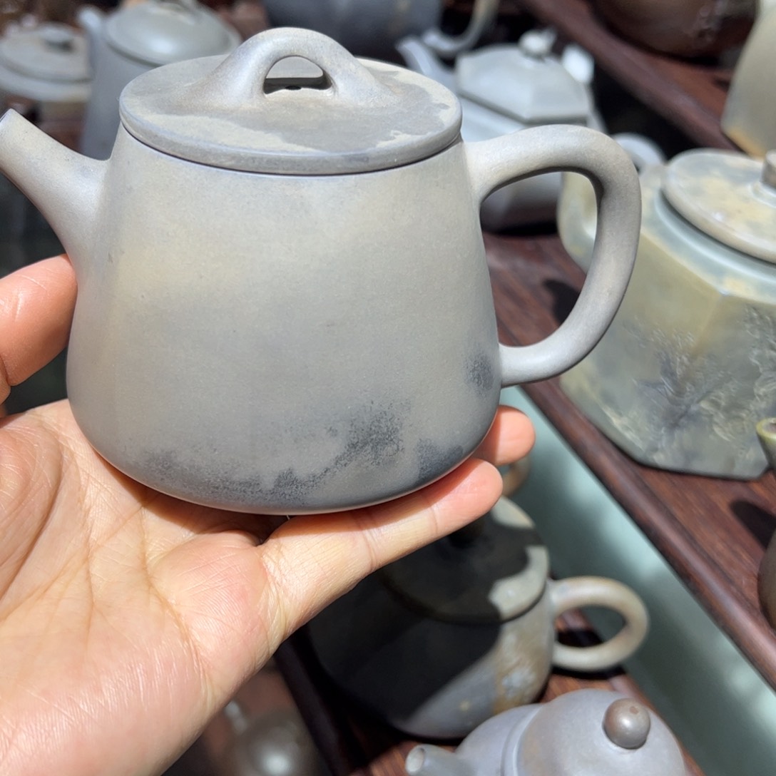 贵台龙窑柴烧茶壶40