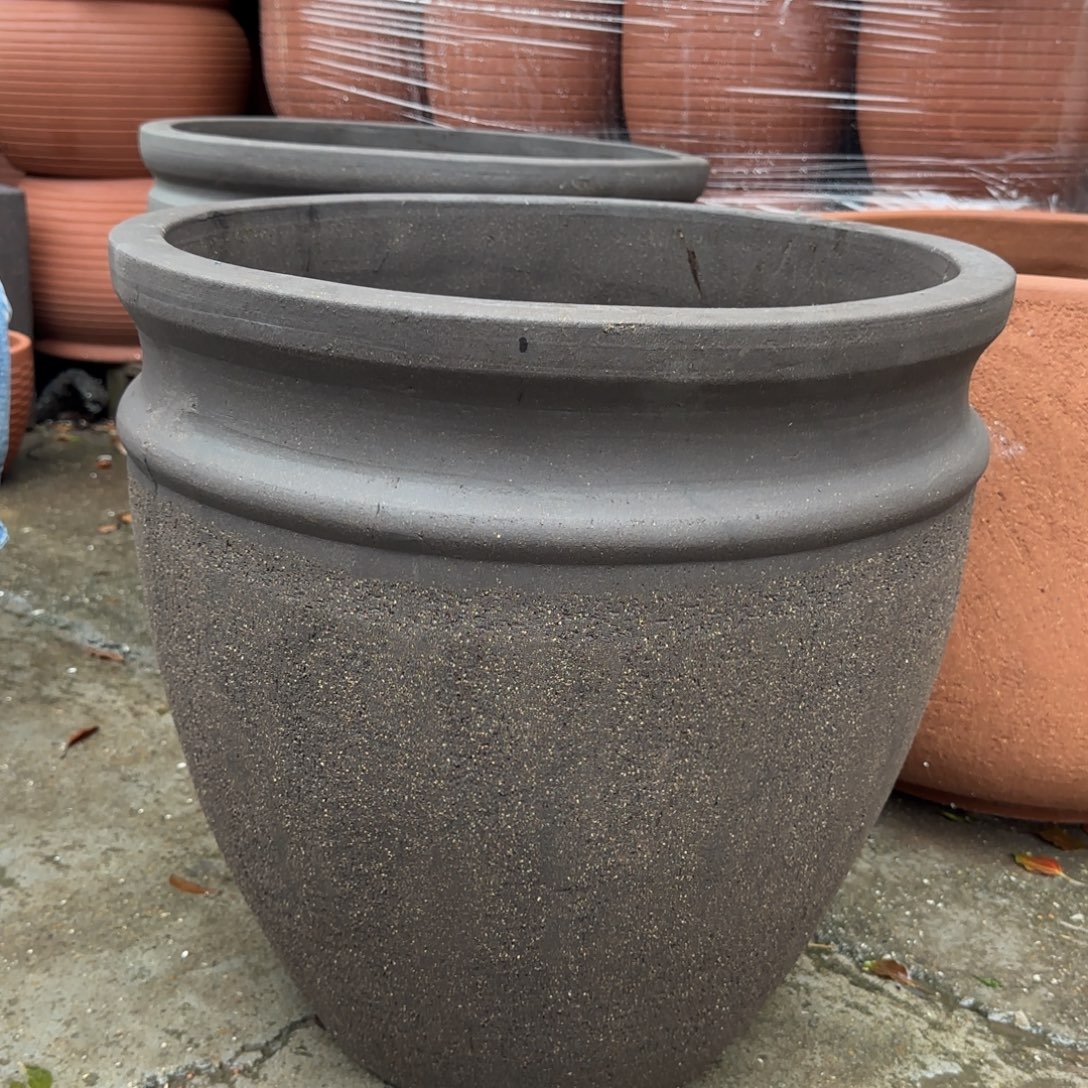 朱泥花盆口50高50宜兴粗陶粗糙正常