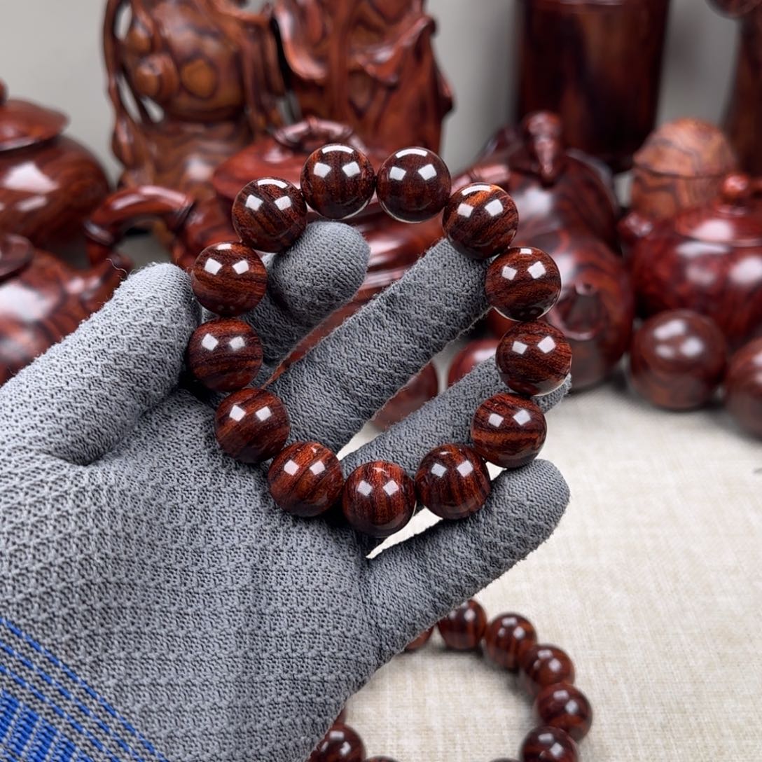 黄花梨/降香黄檀手串/手链1.8cm