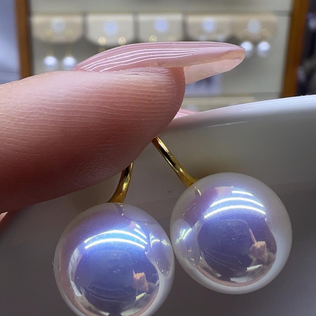 未镶嵌淡水珍珠耳饰