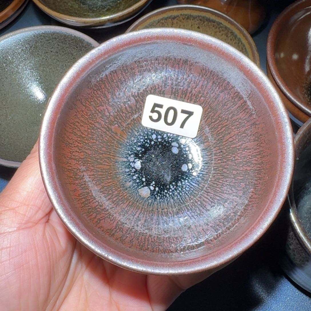 小雨茶盏，手工的柴烧