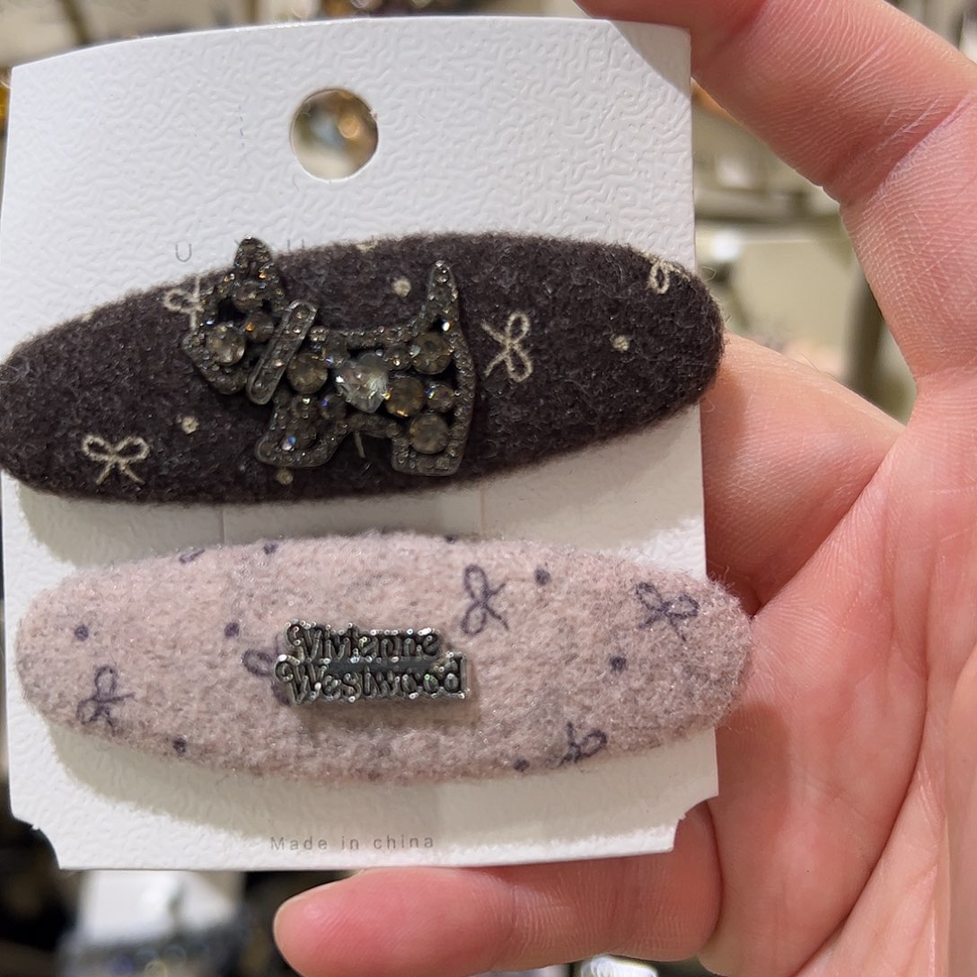 布艺非金属AB小狗拜拜夹