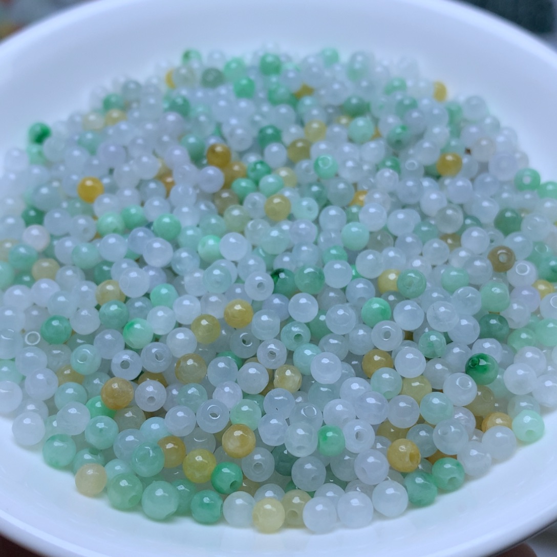 【闪购商品】未镶嵌翡翠手链卡3.5冰三彩50个