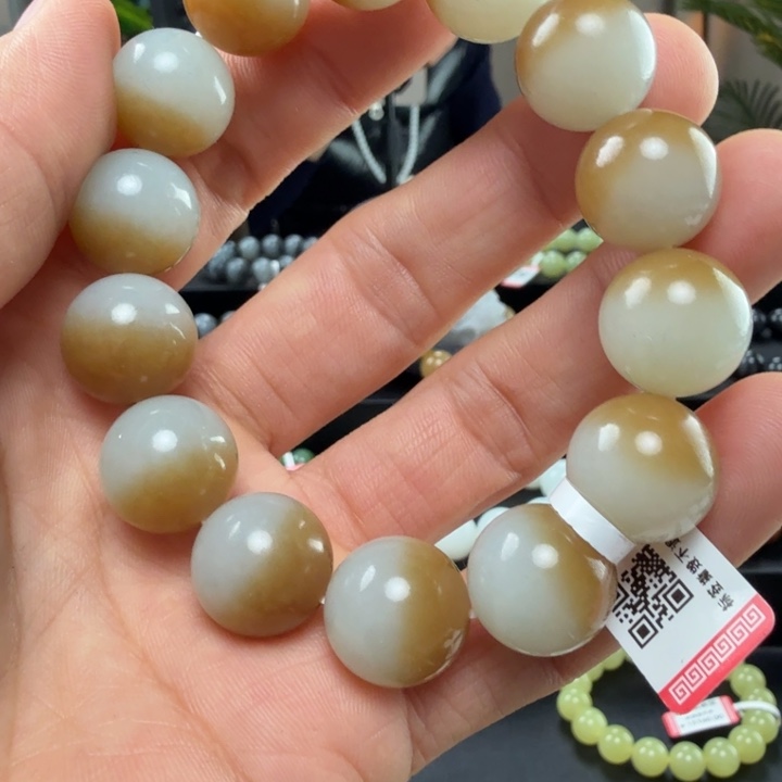 和田玉未镶嵌手链