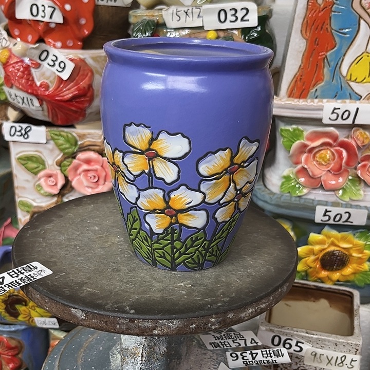 粗陶材质多肉花盆