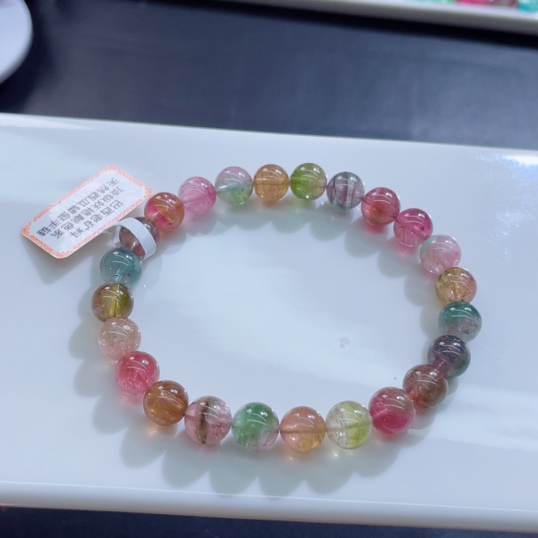 碧玺手链未镶嵌8mm