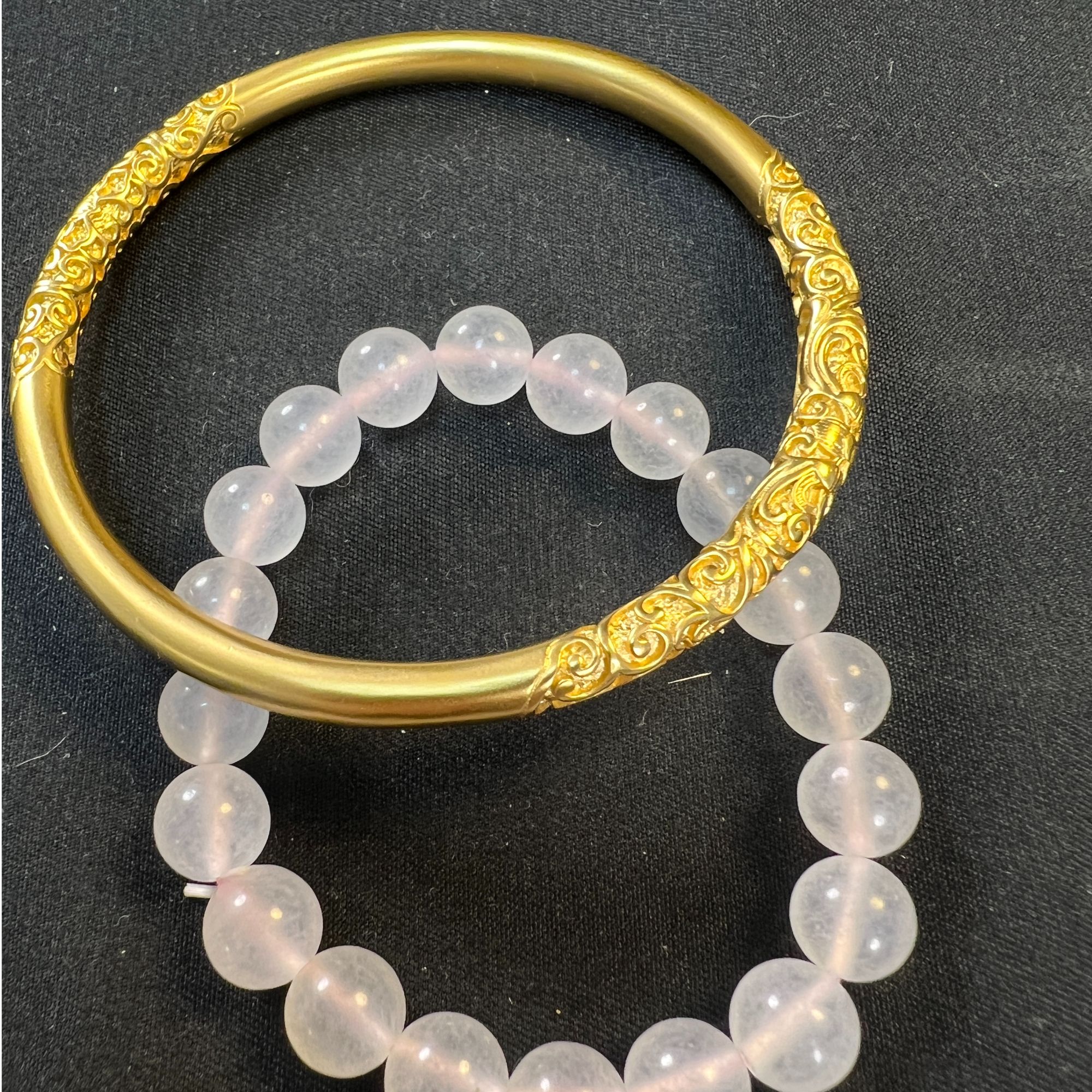 【小雨好物】卷草纹手镯