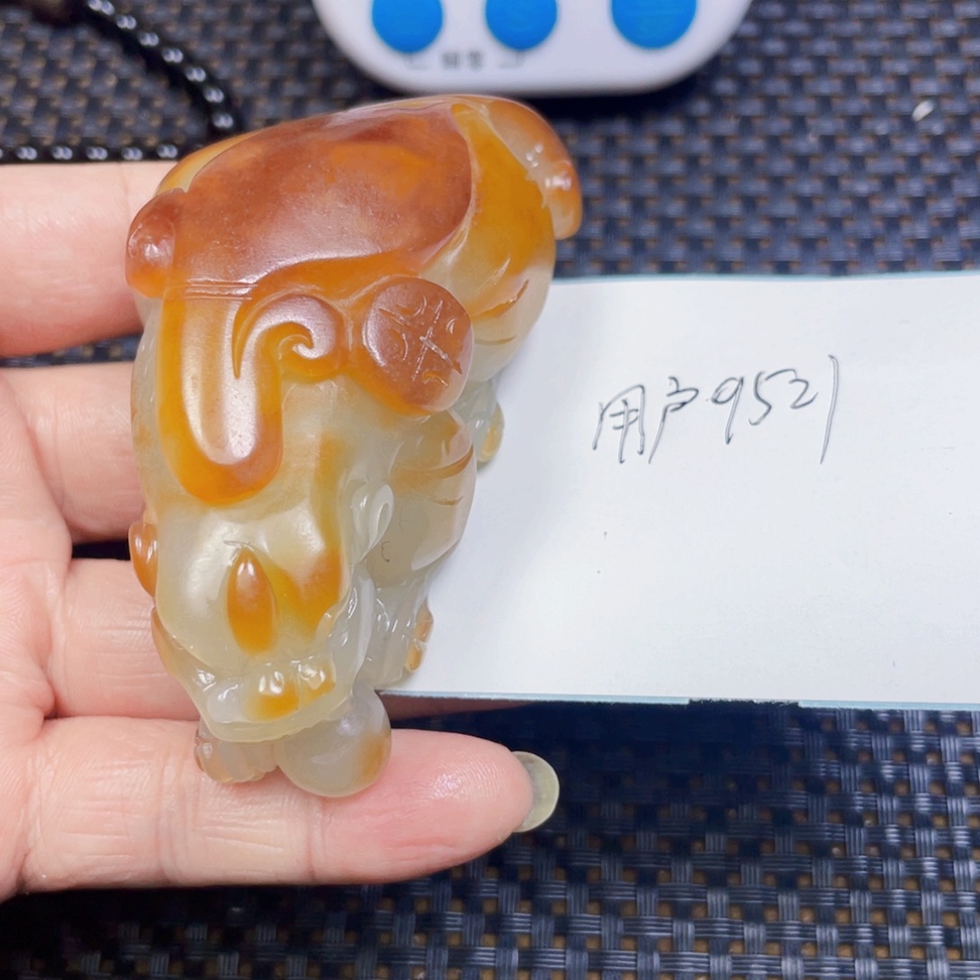 和田玉未镶嵌挂件1