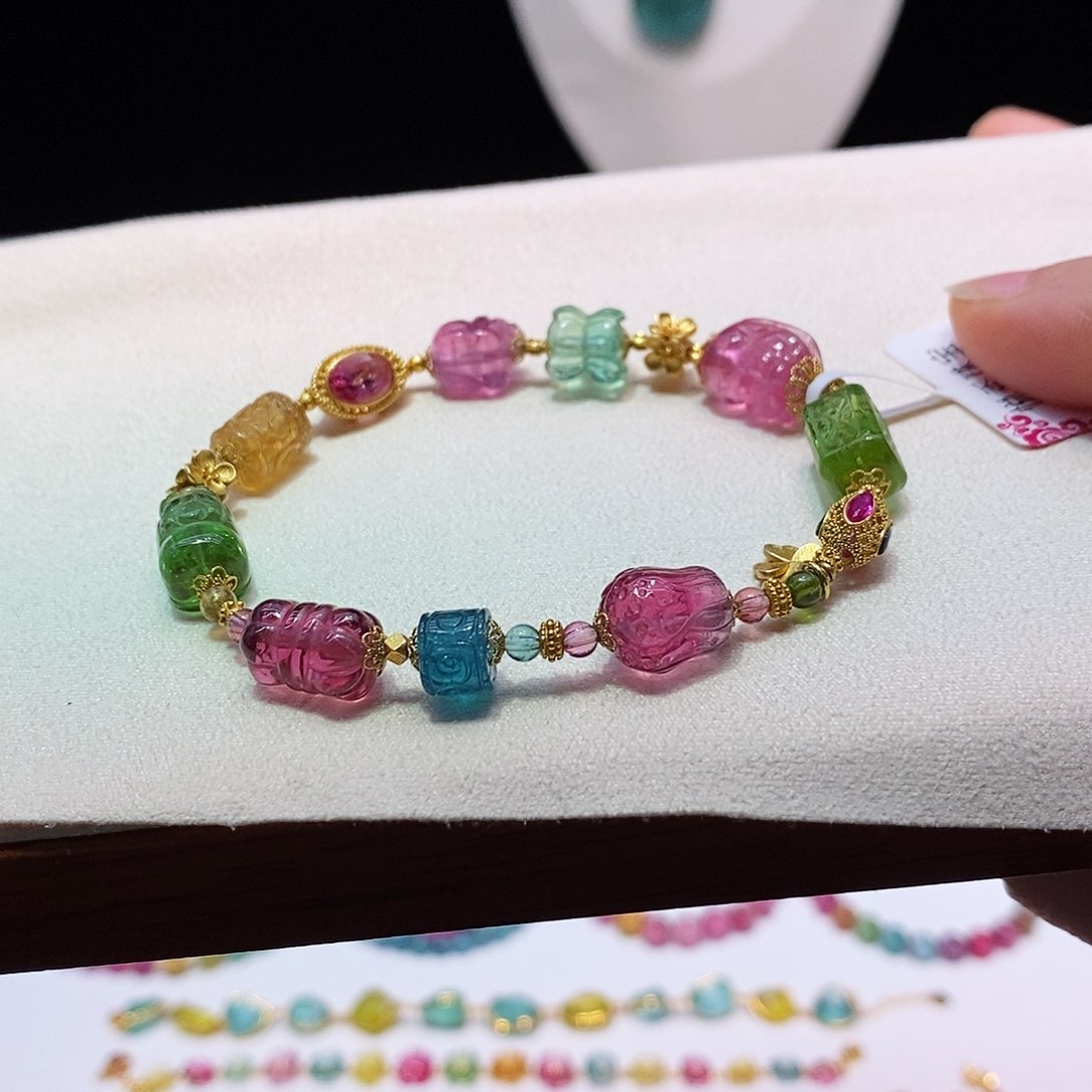 碧玺手链未镶嵌碧玺