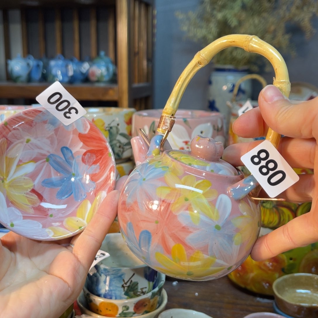 杯素浅陶瓷手工手绘