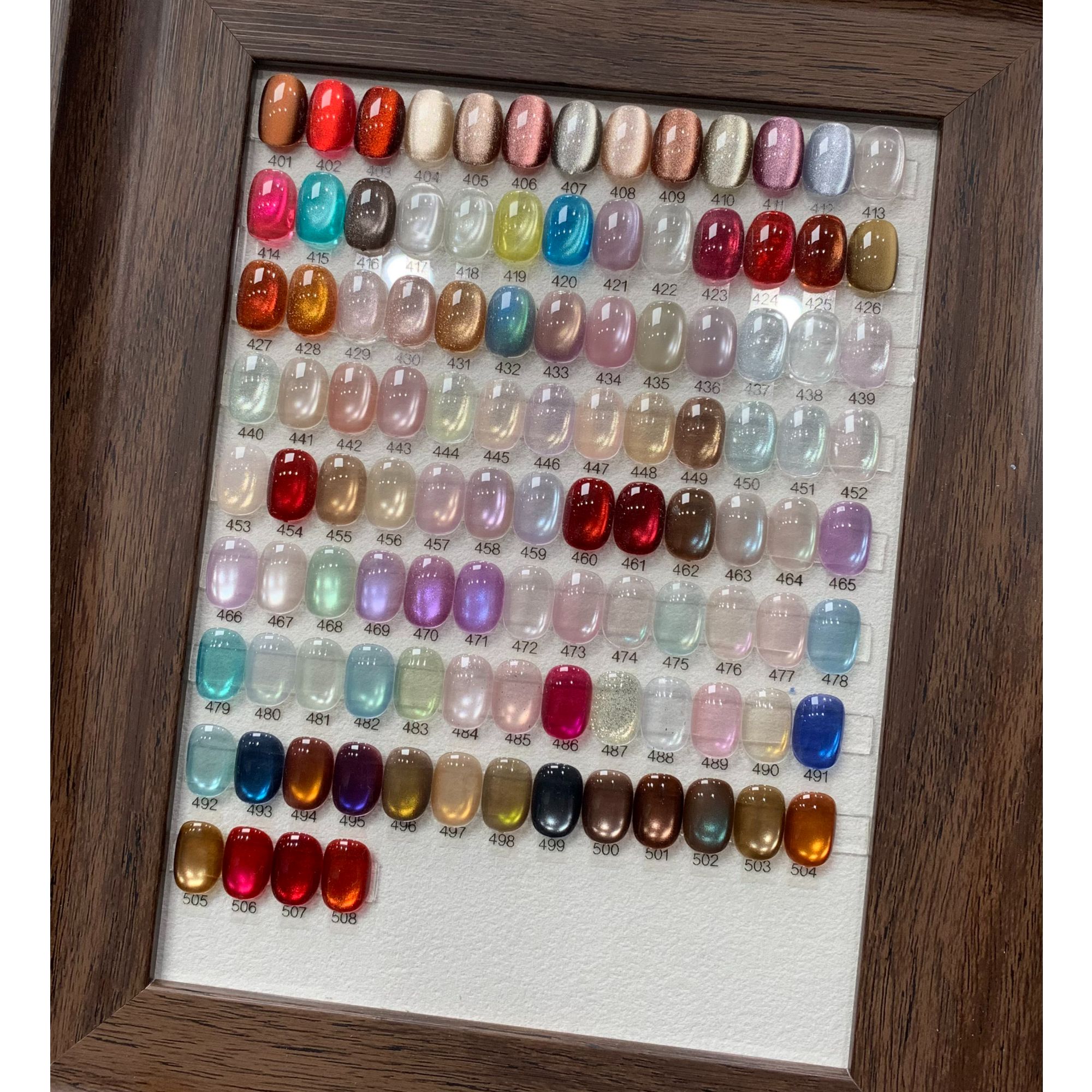 MIAMIX猫眼413~508甲油胶3g（不送磁石不送笔不试色）