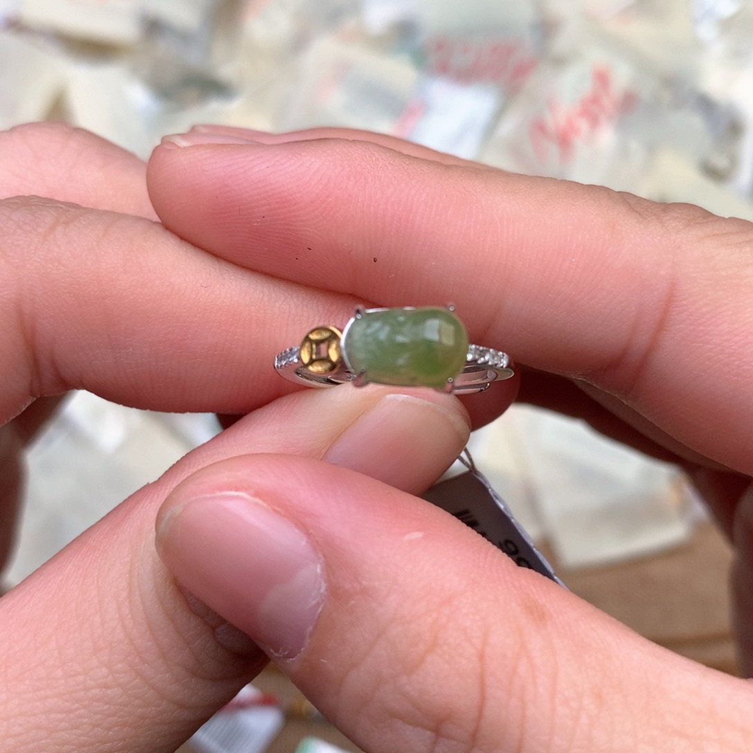 【闪购商品】银S925镶嵌挂件翡翠一