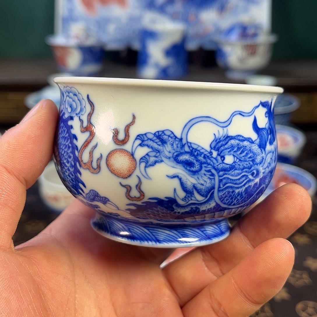 瓷片自成堂景德镇手工手绘