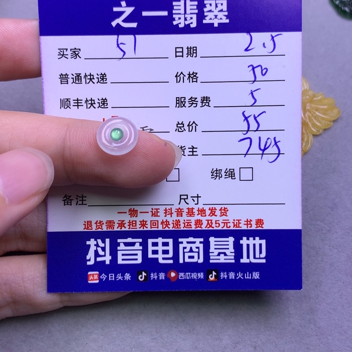 翡翠颈饰未镶嵌用****6