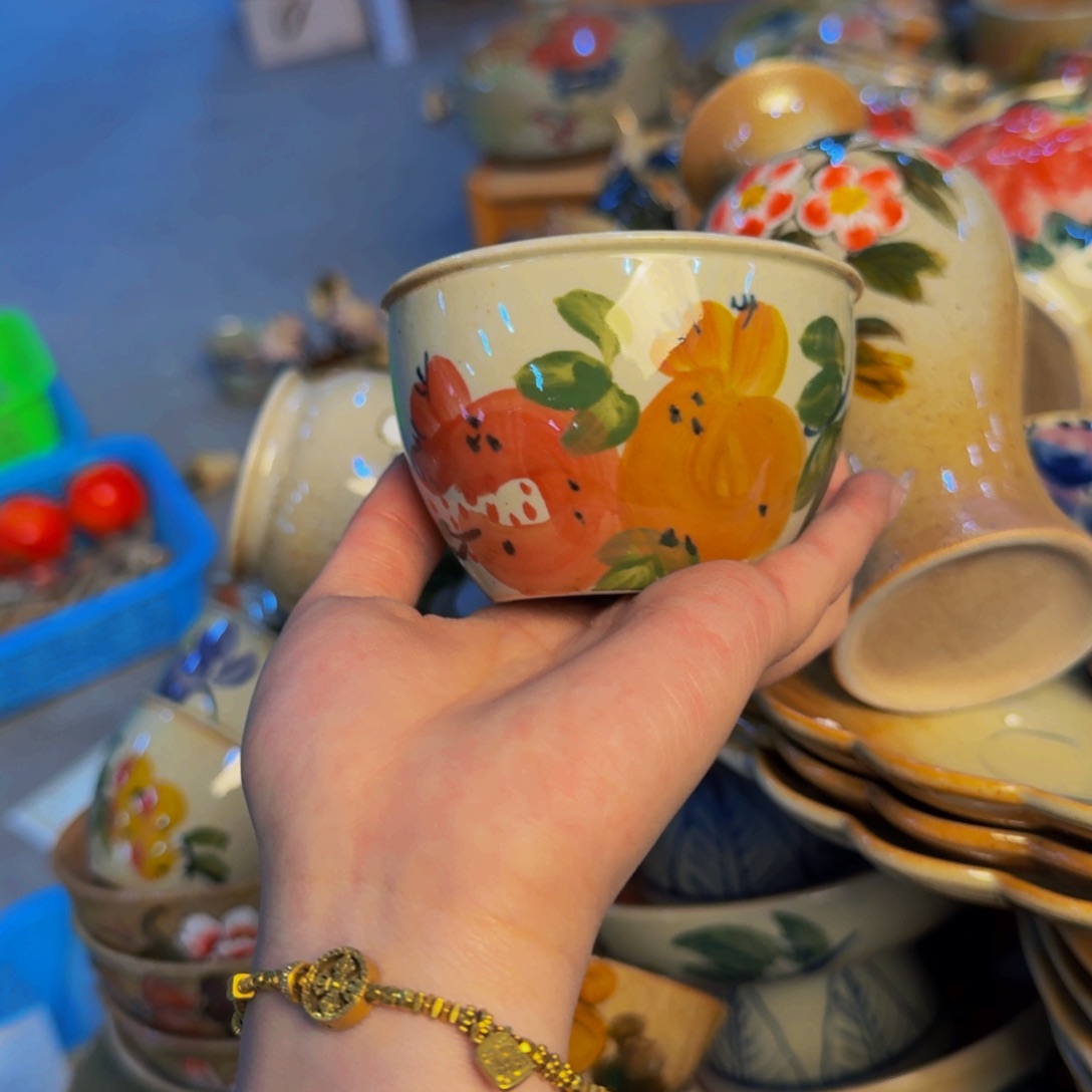 瓷片景德镇陶瓷手工手绘