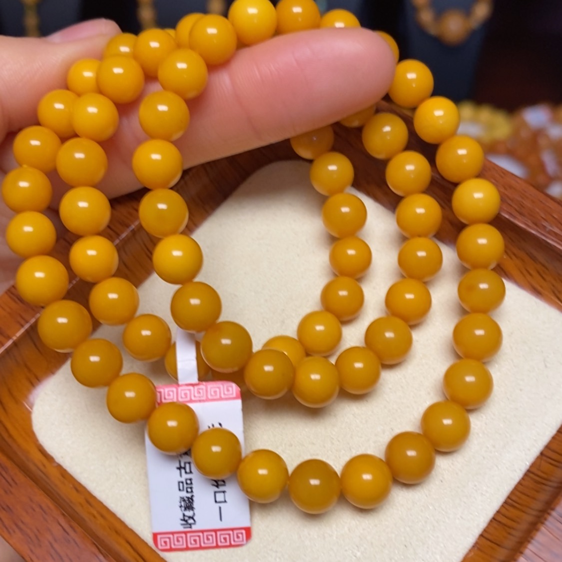 【闪购商品】蜜蜡手链未镶嵌手串