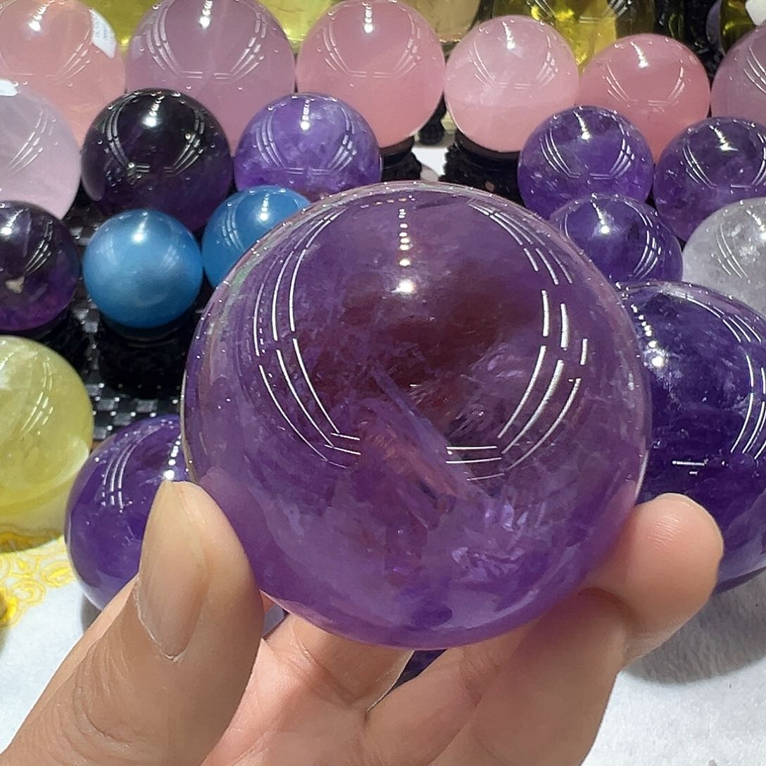 水晶水晶球摆件未镶嵌